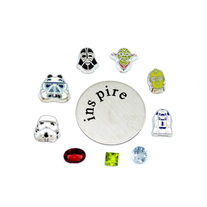 Charm Drop Outer Space BATH0004STARWARS Charm Necklaces