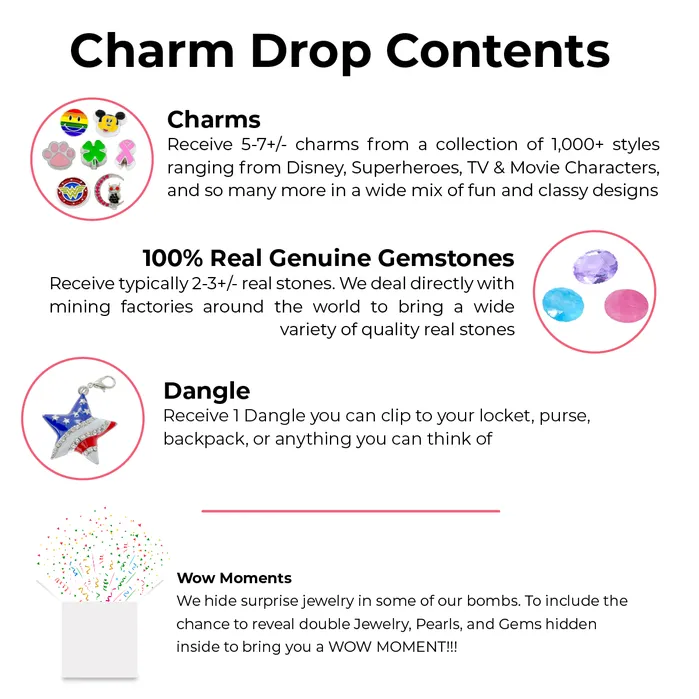 Charm Drop Outer Space BATH0004STARWARS Charm Necklaces