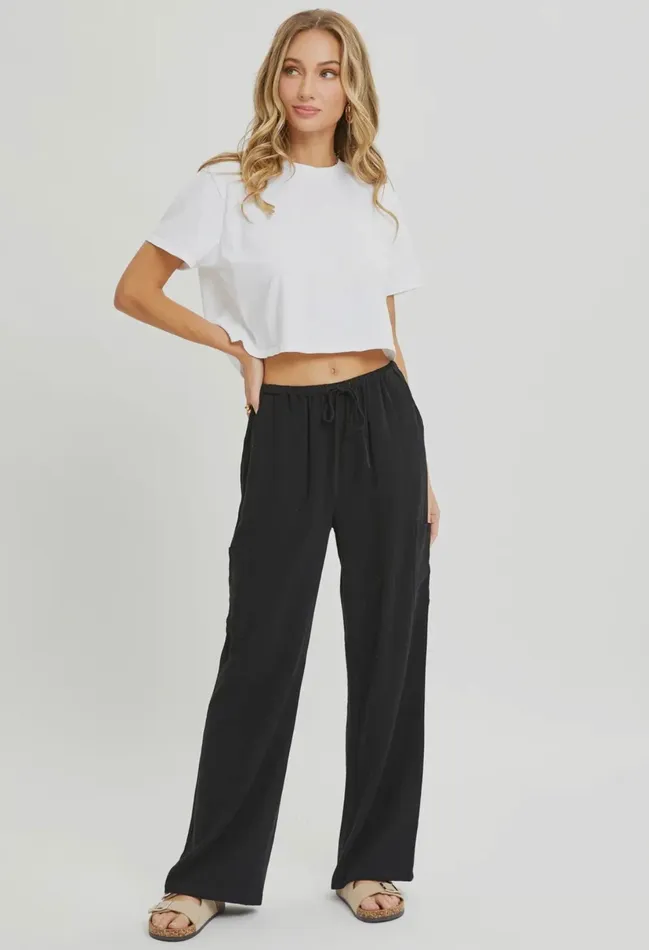 LinedPullOnPants Black Sweet Lovely By Jen Necklaces