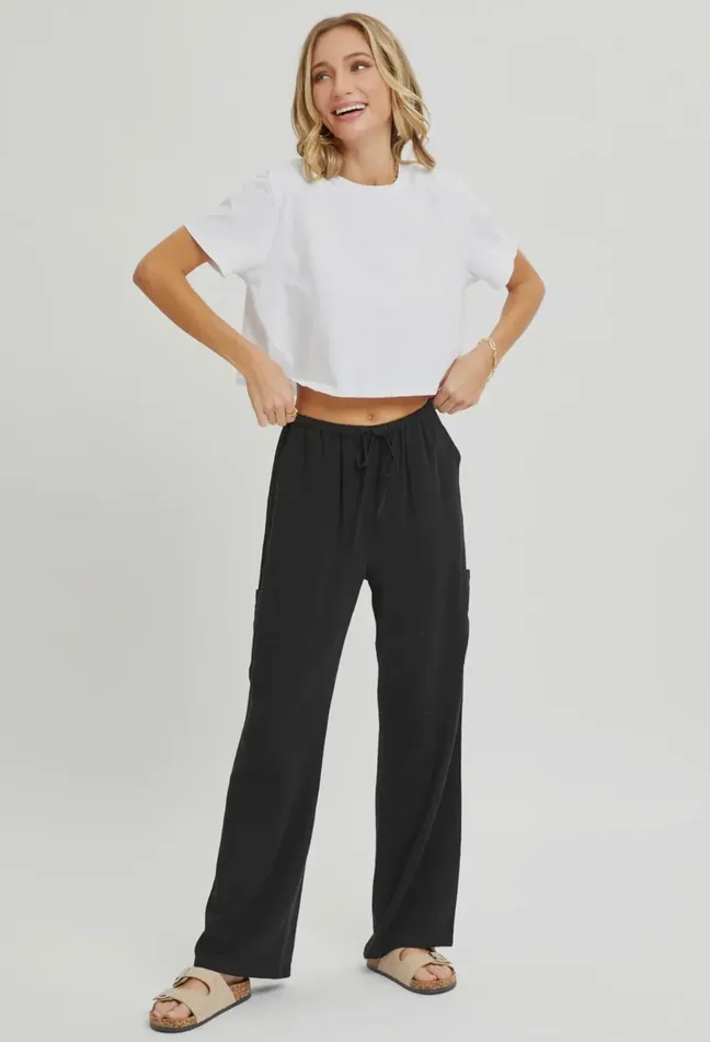LinedPullOnPants Black Sweet Lovely By Jen Necklaces