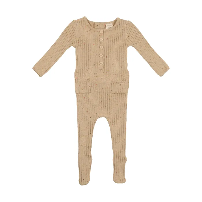Earrings Analogie Analogie Knit Boy Footie Toffee Speckle