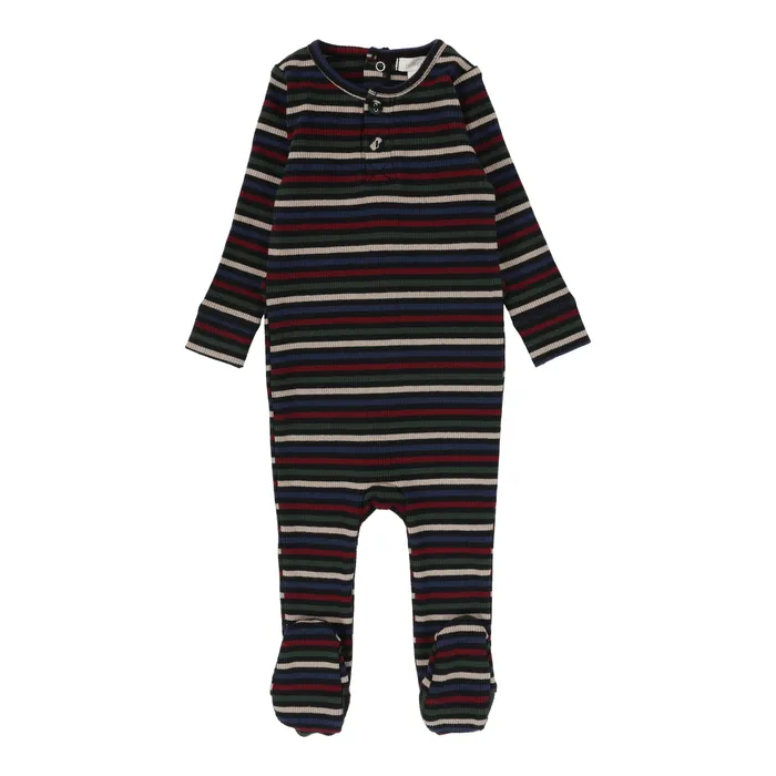 Lil Legs Henley Footie Multistripe Lil Legs Earrings