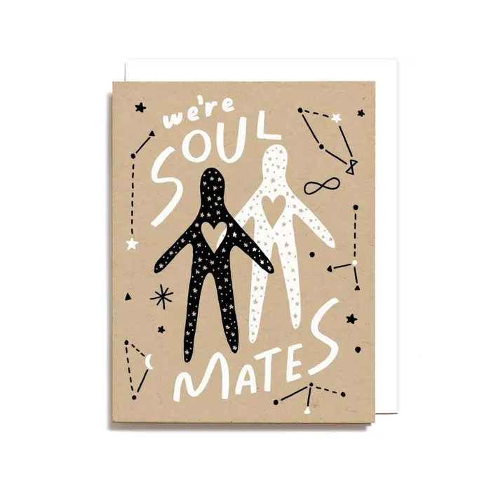 Rings Soul Mates Card Worthwhile Paper