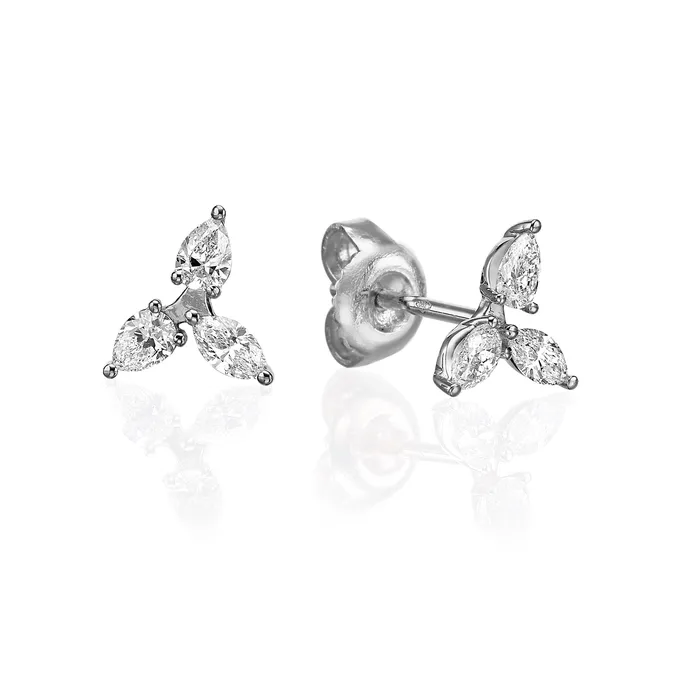 The Private Room Fine Jewelry Earrings Diamond Triangle Earrings