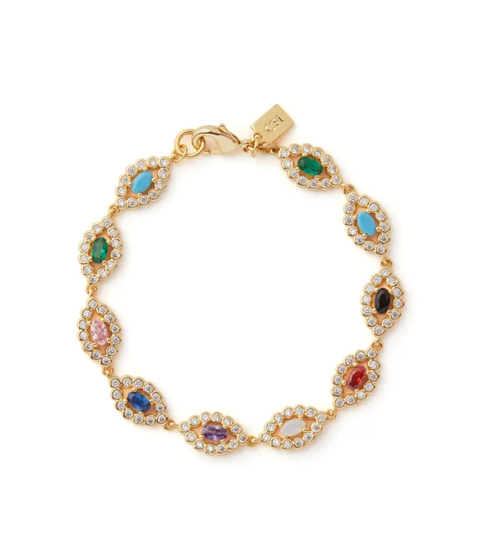 Crystal Haze Jewelry Bracelets Evil Eye bracelet Rainbow