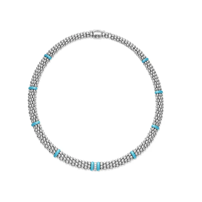 LAGOS Blue Caviar Single Station Diamond Caviar Necklace Necklaces