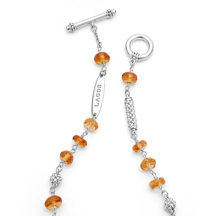 LAGOS Bracelets Caviar Icon Citrine Beaded Bracelet