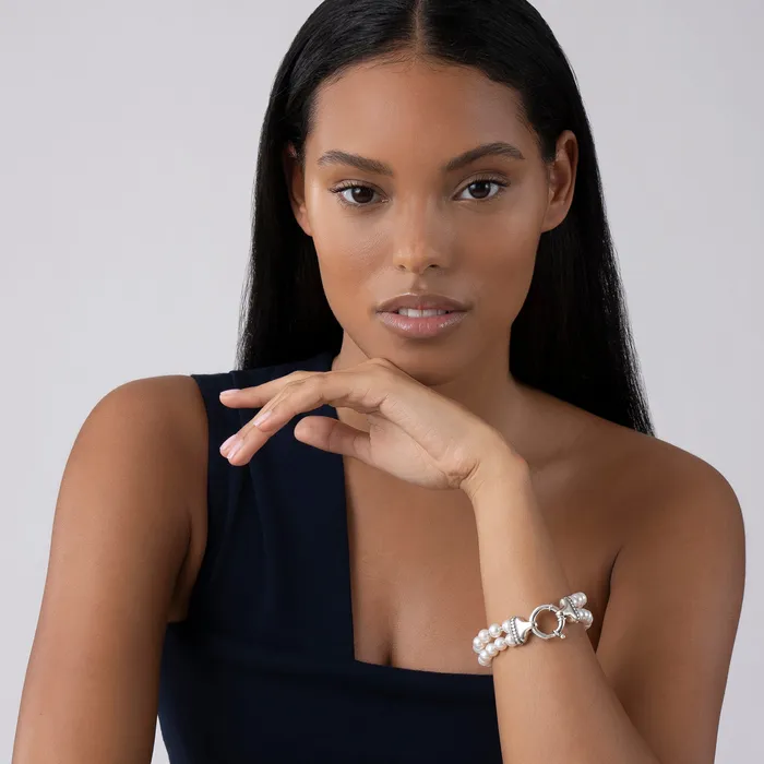 LAGOS Bracelets Luna Two Strand Pearl Bracelet