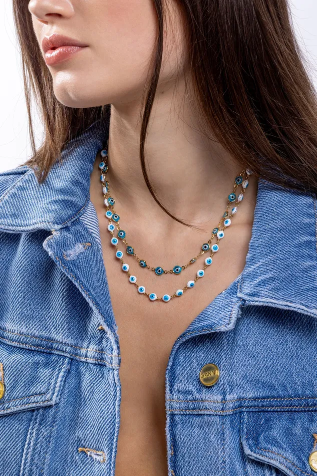 Necklaces Nazar Necklace Crystal Haze Jewelry