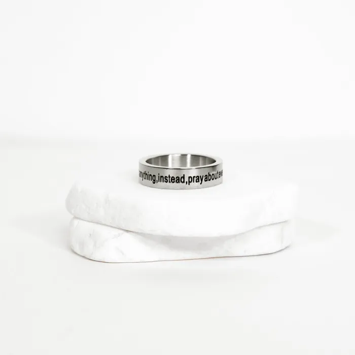 Rings Dont Worry Smooth Ring Forever Truth
