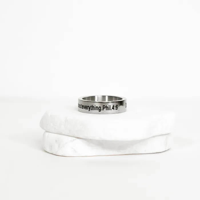 Rings Dont Worry Smooth Ring Forever Truth