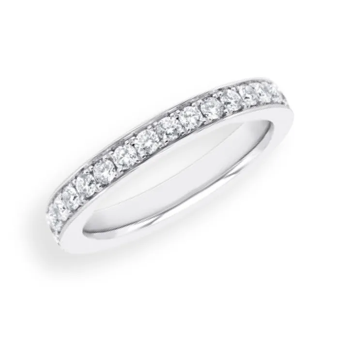 Rings Polachecks Collection Round Diamond Eternity Band 89tw