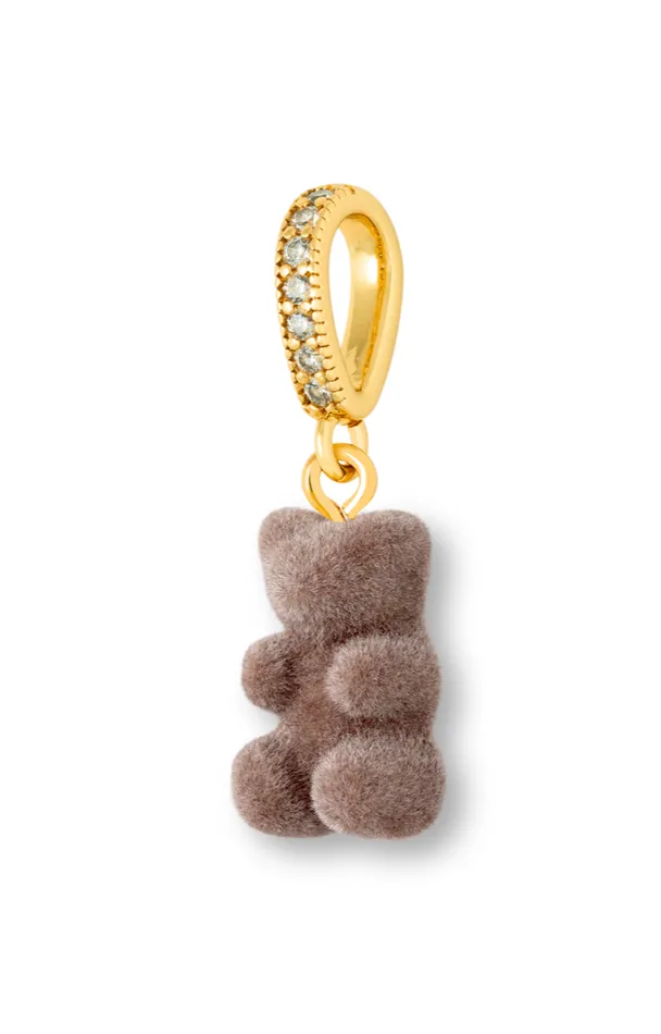 Rings Velvet Nostalgia Bear Pave connector Latte Crystal Haze Jewelry