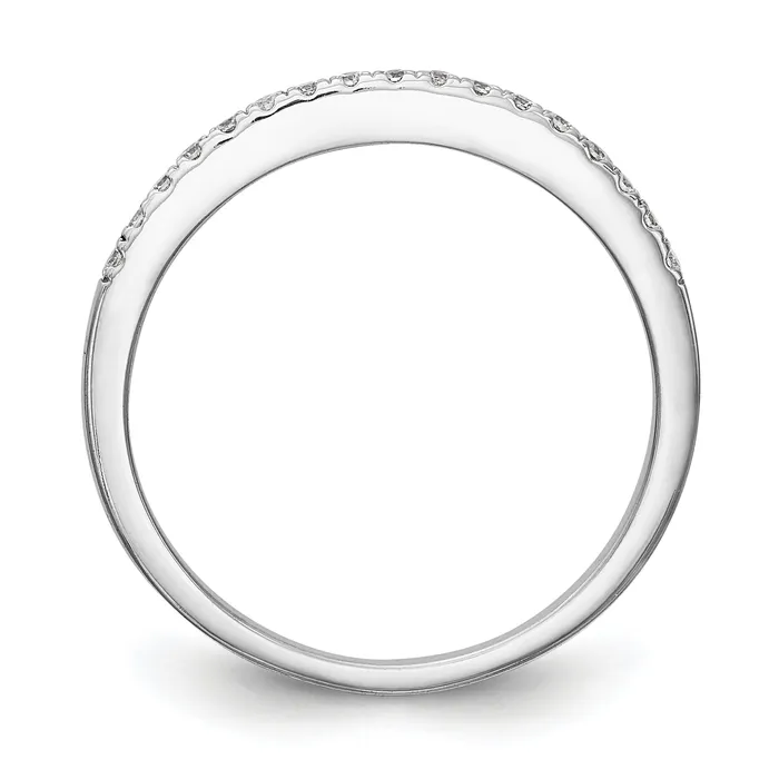 024ct CZ Solid Real 14K White Gold Wedding Wedding Band Ring VS quality dias Goldia Rings