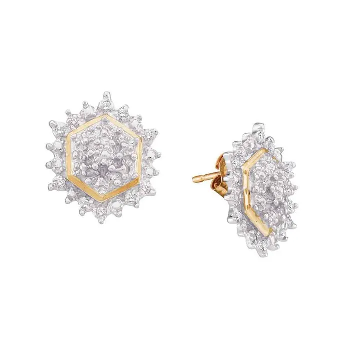 110CTWDiamond CLUSTER EARRINGS gndatlanta Earrings