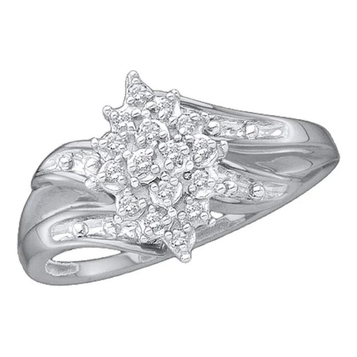 110CTWDiamond CLUSTER GIFT RING gndatlanta Rings