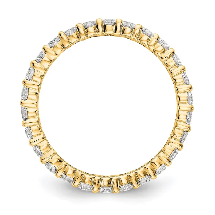 150 Ct Natural Diamond Womens Eternity Wedding Band Ring in 14k Yellow Gold Goldiacom Rings