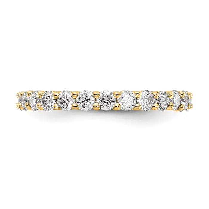 150 Ct Natural Diamond Womens Eternity Wedding Band Ring in 14k Yellow Gold Goldiacom Rings
