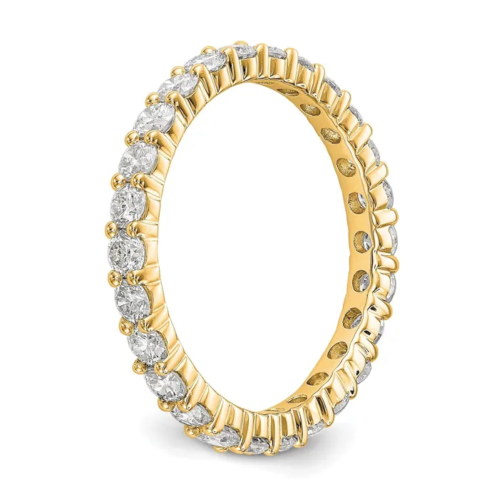 150 Ct Natural Diamond Womens Eternity Wedding Band Ring in 14k Yellow Gold Goldiacom Rings