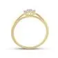 10k Yellow Gold Round Diamond 3stone Bridal Engagement Ring 120 Cttw gndatlanta Rings