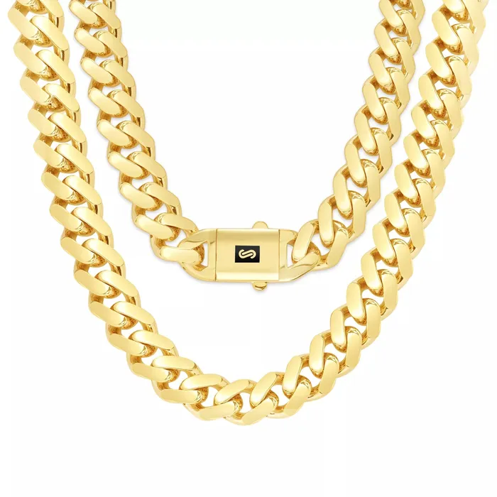 10k Yellow Gold Royal Monaco Miami Cuban Link Curb 17mm Mens Chain Necklace 22 Goldiacom Necklaces 10k Yellow Gold Royal Monaco Miami Cuban Link Curb 17mm Mens Chain Necklace 22 Goldiacom Necklaces