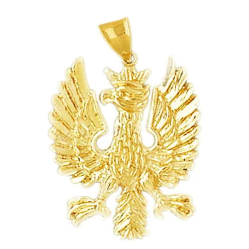 14K Gold Golden Eagle Crest Pendant Goldia PreStyled Sets