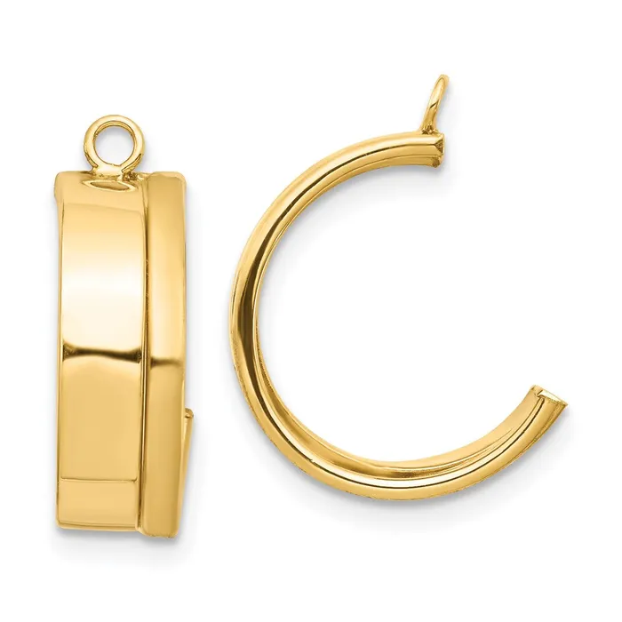 14k Yellow Gold Dangle Earring Jacket Goldia Earrings