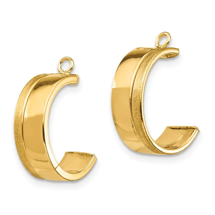 14k Yellow Gold Dangle Earring Jacket Goldia Earrings
