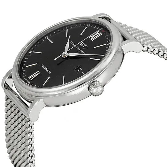Bracelets JMS always Original IWC Portofino Black Dial Stainless Steel Mens Watch IW356506 Bracelets JMS always Original IWC Portofino Black Dial Stainless Steel Mens Watch IW356506