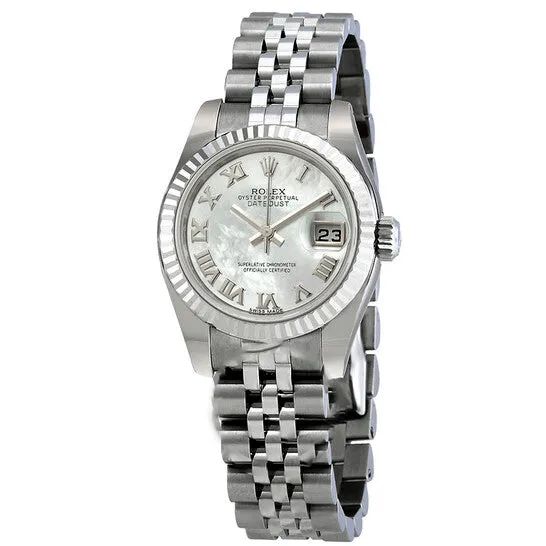 Bracelets JMS always Original Rolex Lady Datejust 26 White Motherofpearl Dial Stainless Steel Jubilee Bracelet Automatic Watch 179174MRJ Bracelets JMS always Original Rolex Lady Datejust 26 White Motherofpearl Dial Stainless Steel Jubilee Bracelet Automatic Watch 179174MRJ