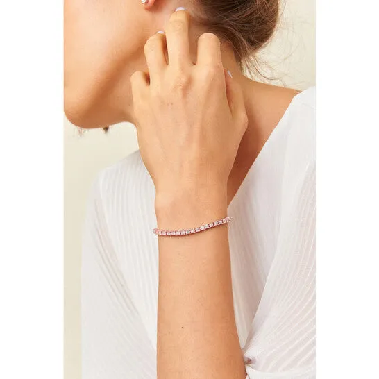 Bracelets Original 10K Rose Gold Plated 925 Sterling Silver 10 Cttw MiracleSet Diamond Round Faceted Bezel Tennis Bracelet IJ Color I3 Clarity 5 JMS always Bracelets Original 10K Rose Gold Plated 925 Sterling Silver 10 Cttw MiracleSet Diamond Round Faceted Bezel Tennis Bracelet IJ Color I3 Clarity 5 JMS always