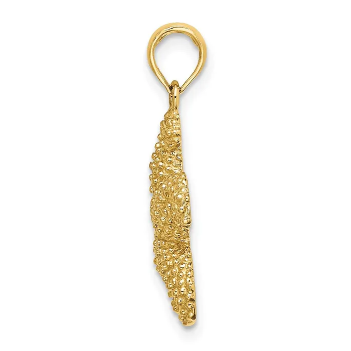 Charm Necklaces 14k Yellow Gold Starfish Charm Goldia