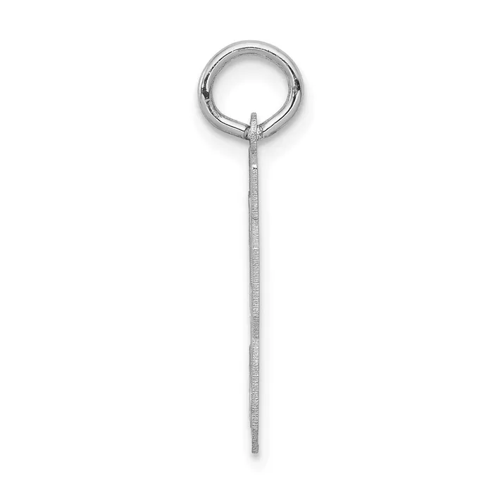 Charm Necklaces Goldia 14k White Goldw Small Satin Number 53 Charm