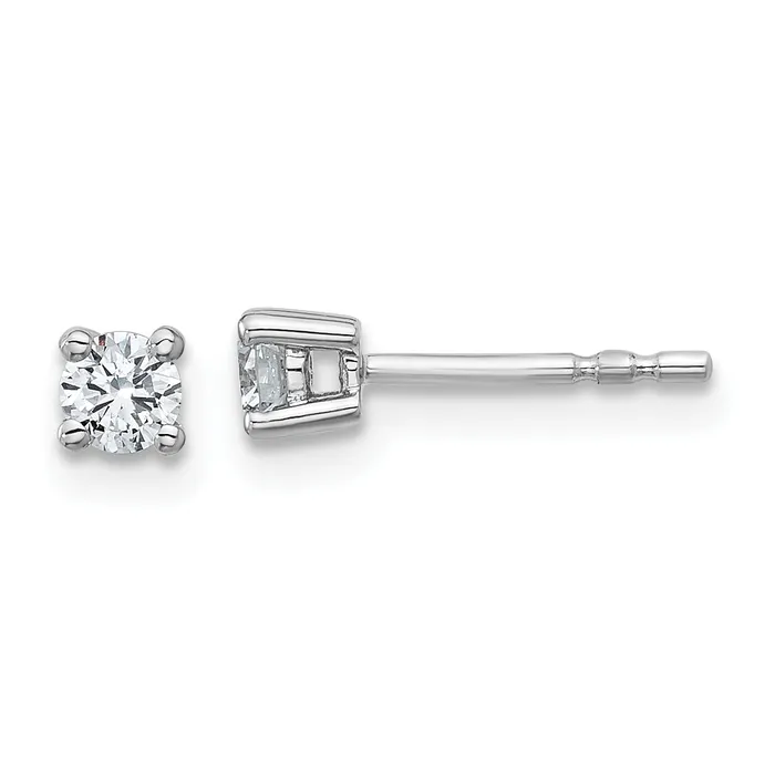 Earrings 14k White Gold 14 ctw Certified Lab Grown Diamond VSSI G Round 4 Prong Heavy Wt Stud Earrings Goldia Earrings 14k White Gold 14 ctw Certified Lab Grown Diamond VSSI G Round 4 Prong Heavy Wt Stud Earrings Goldia