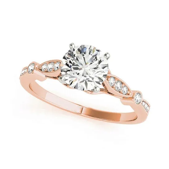 Earrings Original DiamondMuse 2 cttw Rose Gold Plated Over Sterling SilverRound Swarovski Diamond Bridal Set JMS always
