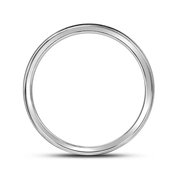 gndatlanta Rings 14k White Gold Round Diamond Wedding Band Ring 1 Cttw
