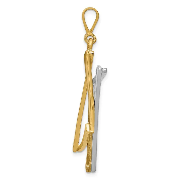 Goldia 14k Twotone Gold Star Of David Pendant Necklaces
