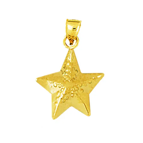 Goldia Charm Necklaces 14K Gold Starfish Charm