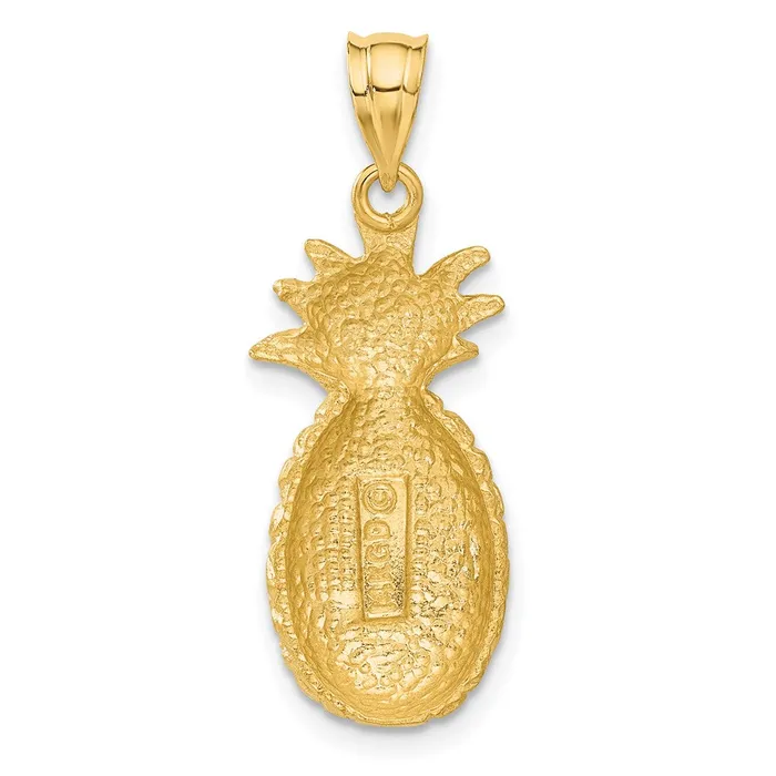Goldia Charm Necklaces 14k Yellow Gold Pineapple Charm