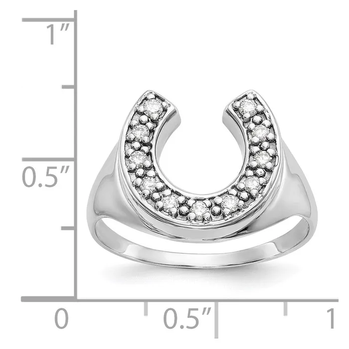 Goldiacom Rings 14k White Gold AA Real Diamond mens ring