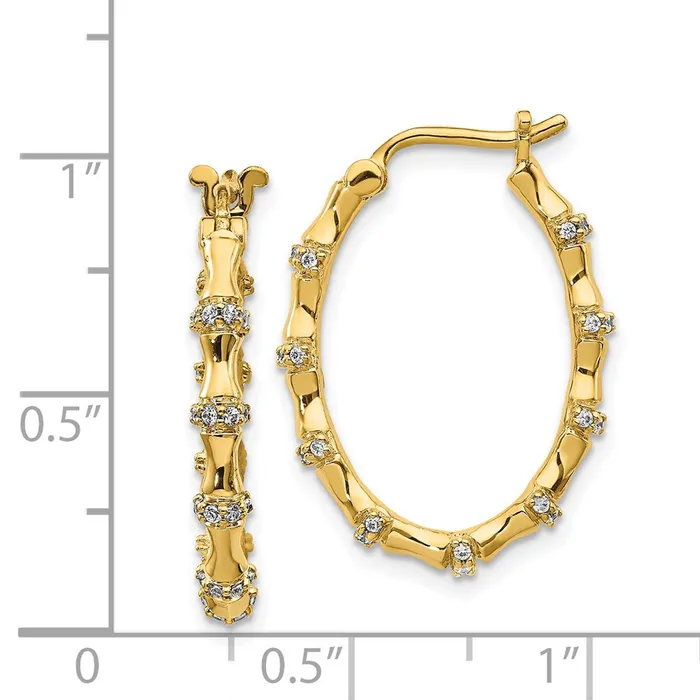 Goldia Earrings Solid 14k Yellow Gold Simulated CZ Fancy Earrings Goldia Earrings Solid 14k Yellow Gold Simulated CZ Fancy Earrings