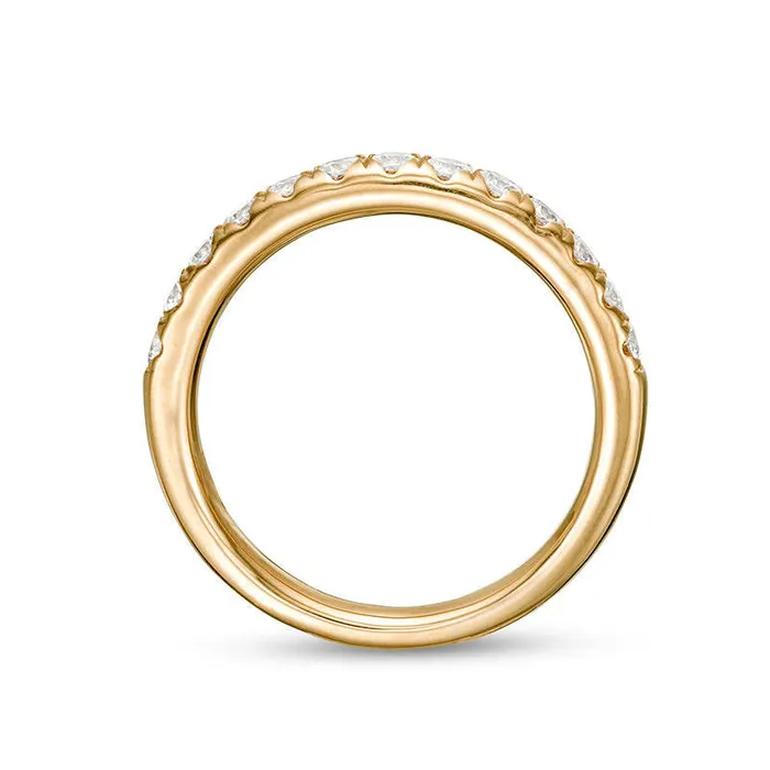 Goldia PreStyled Sets 063 CT TW Natural Diamond Anniversary Band in Solid 18K Gold ISI2 Goldia PreStyled Sets 063 CT TW Natural Diamond Anniversary Band in Solid 18K Gold ISI2