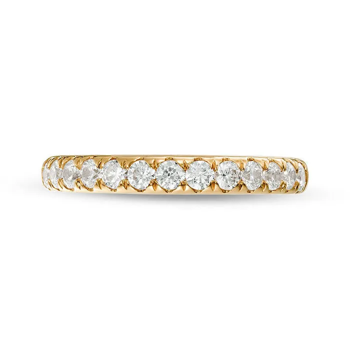 Goldia PreStyled Sets 063 CT TW Natural Diamond Anniversary Band in Solid 18K Gold ISI2 Goldia PreStyled Sets 063 CT TW Natural Diamond Anniversary Band in Solid 18K Gold ISI2