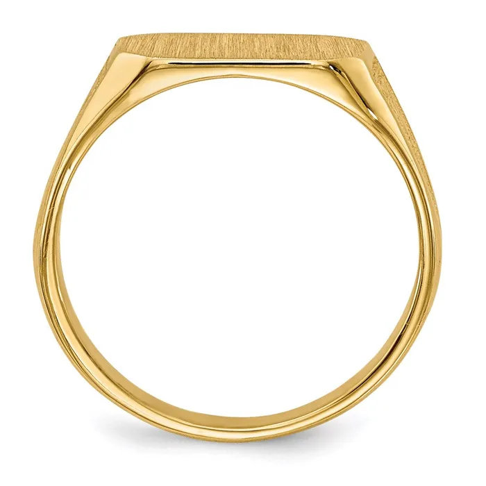 Goldia Rings 14K Yellow Gold Signet Ring