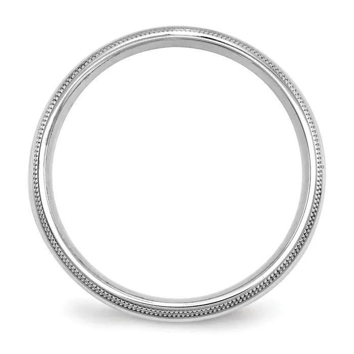 Goldia Rings Solid 10K White Gold 5mm Double Milgrain Comfort Fit MensWomens Wedding Band Ring Size 45 Goldia Rings Solid 10K White Gold 5mm Double Milgrain Comfort Fit MensWomens Wedding Band Ring Size 45