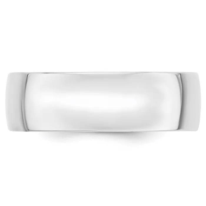 Goldia Rings Solid 10K White Gold 7mm Light Weight Comfort Fit MensWomens Wedding Band Ring Size 13 Goldia Rings Solid 10K White Gold 7mm Light Weight Comfort Fit MensWomens Wedding Band Ring Size 13