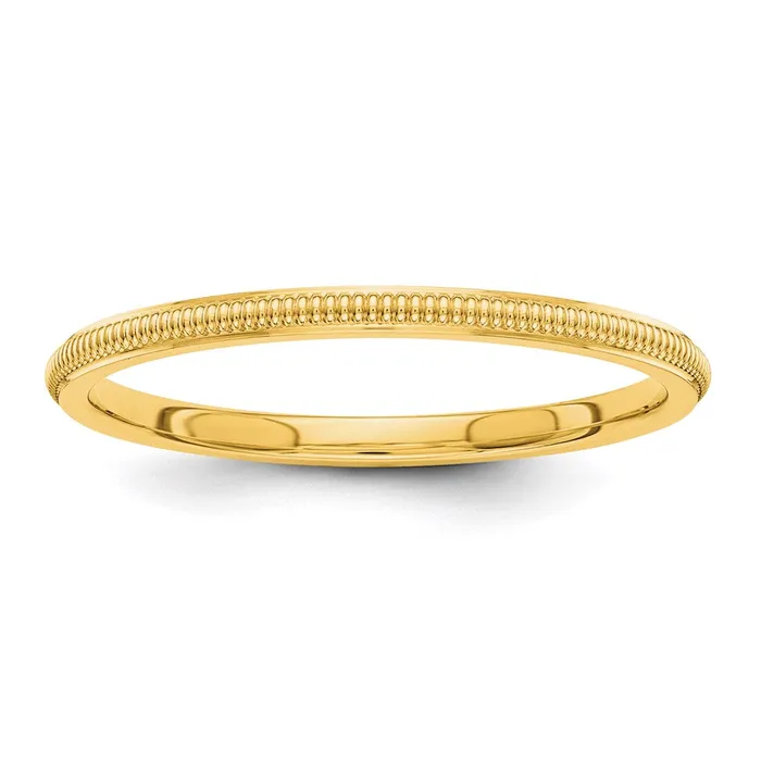 Goldia Rings Solid 10K Yellow Gold 15mm Milgrain MensWomens Wedding Band Ring Size 7 Goldia Rings Solid 10K Yellow Gold 15mm Milgrain MensWomens Wedding Band Ring Size 7