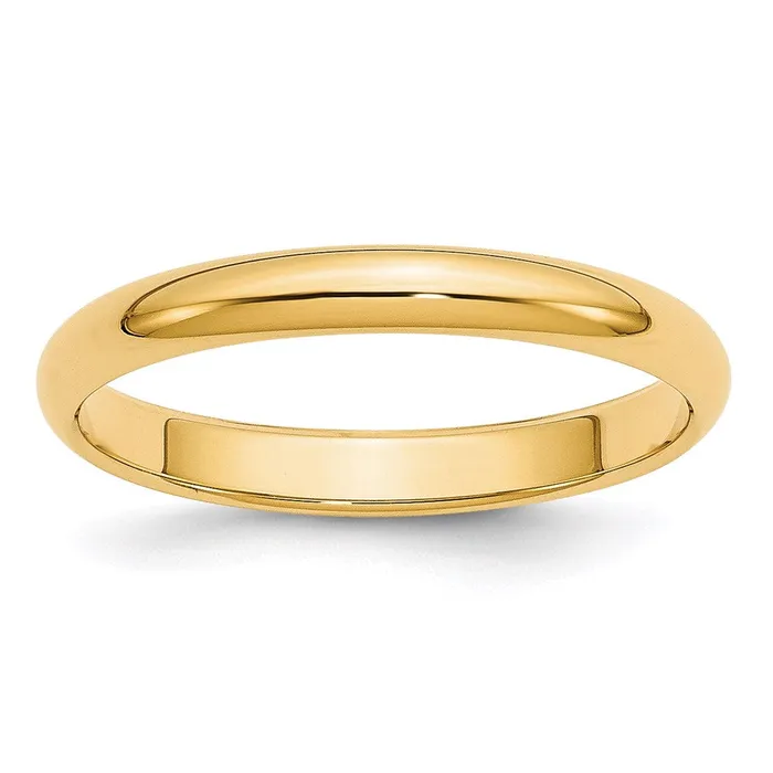 Goldia Rings Solid 10K Yellow Gold 3mm Half Round MensWomens Wedding Band Ring Size 14 Goldia Rings Solid 10K Yellow Gold 3mm Half Round MensWomens Wedding Band Ring Size 14