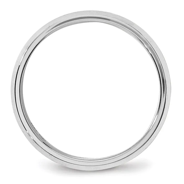 Goldia Rings Solid 14K White Gold 6mm Bevel Edge Comfort Fit MensWomens Wedding Band Ring Size 85 Goldia Rings Solid 14K White Gold 6mm Bevel Edge Comfort Fit MensWomens Wedding Band Ring Size 85