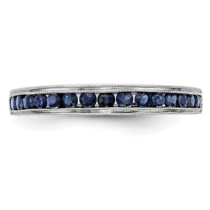 Goldia Rings Solid 14k White Gold Simulated CZ Initial D Ring